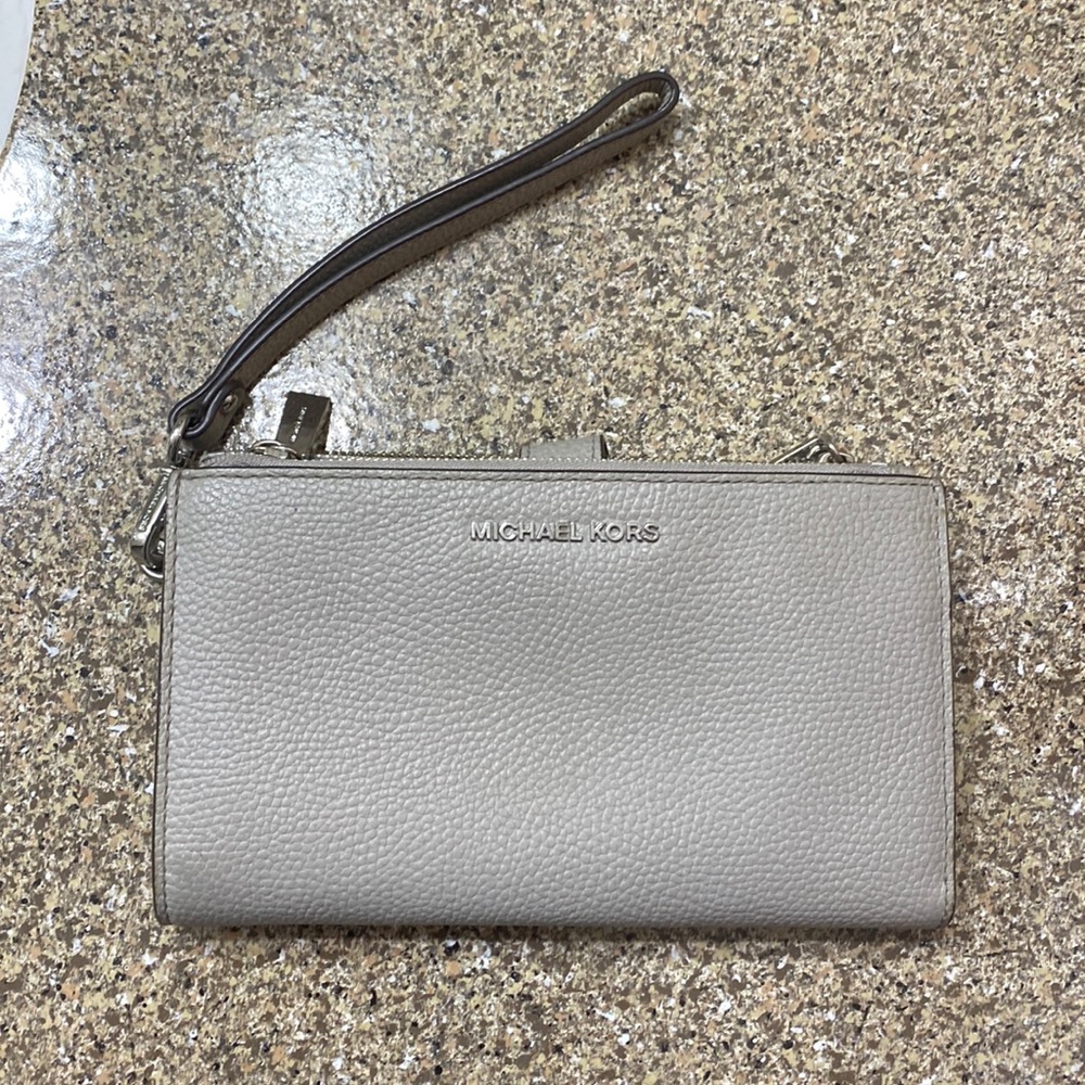 Grey, Michael Kors wallet. Great condition